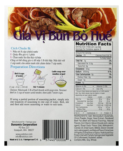 Essence of Lotus Instant Spicy Beef Pho Soup Mix — Ready-To-Eat Flavorful, Restaurant-Quality Pho Broth, Made in the US (Spicy Beef Soup Mix, Single Packet)