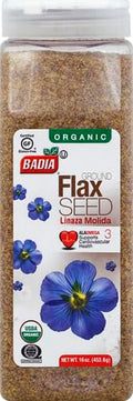 Badia Organic Flax Seed, Ground, 16-Ounce