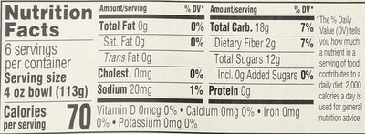 , Organic Unsweetened Apple Sauce 6 Pack, 24 Ounce