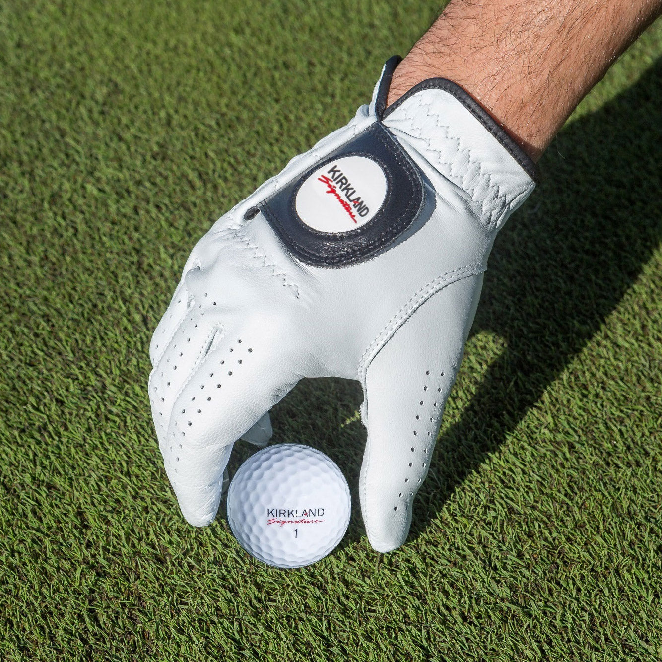 Kirkland Signature Leather Golf Glove Left Handed, 4-Pack