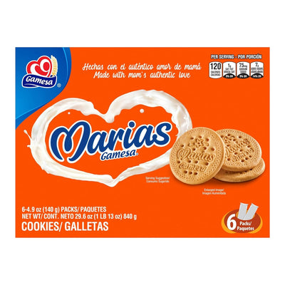 Gamesa Marias Cookies, 4.9 Oz (Pack of 6)
