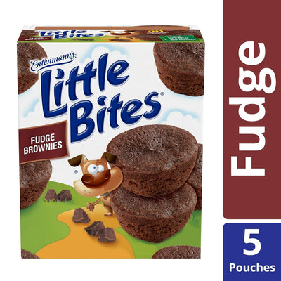 Entenmann'S Little Bites Fudge Brownie Mini Muffins 1 Pack (5 Pouches)