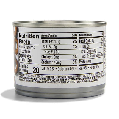 365 by , Ripe Sliced Olives, 2.25 Ounce