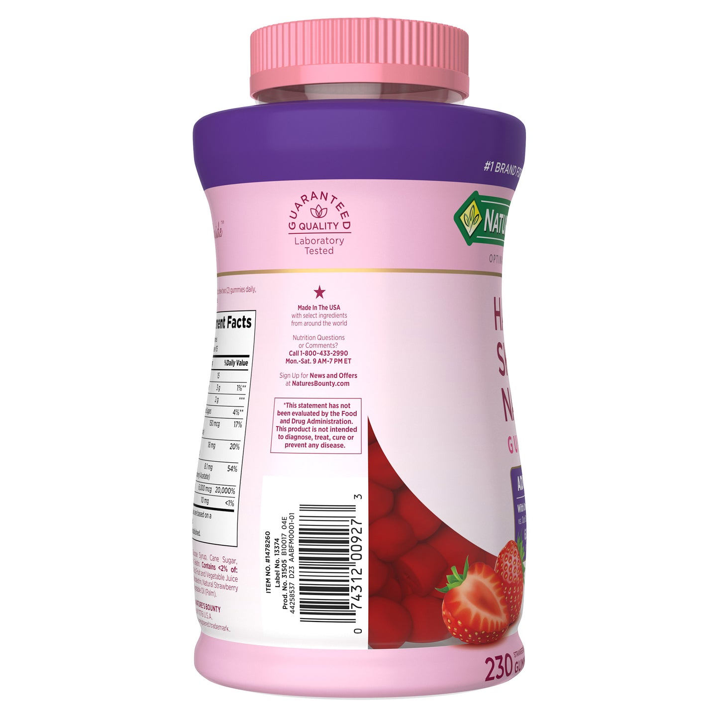 Nature'S Bounty Hair, Skin and Nails Advanced, 230 Gummies