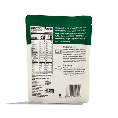 365 by , Rice Jasmine 90 Second Organic, 9 Ounce