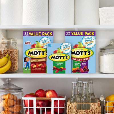 Mott'S Fruit Flavored Snacks, Apple Orchard, Gluten Free, 22 Ct