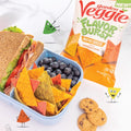 Sensible Portions Garden Veggie Flavor Burst Tortilla Chips, Nacho, 6 Oz