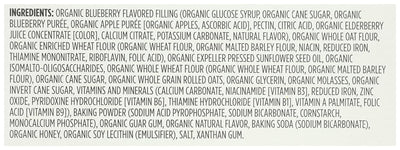 , Organic Blueberry Cereal Bar 6 Count, 7.8 Ounce