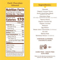 Simple Mills Almond Flour Breakfast Bars, Dark Chocolate Almond - Gluten Free, Made with Coconut Oil, Chia Seeds, Sunflower Seeds, Flax Seeds, Healthy Snacks, 6 Oz. (Pack of 1)
