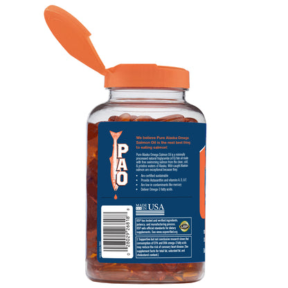 Pure Alaska Omega Wild Salmon Oil 1000 Mg, 210 Softgels