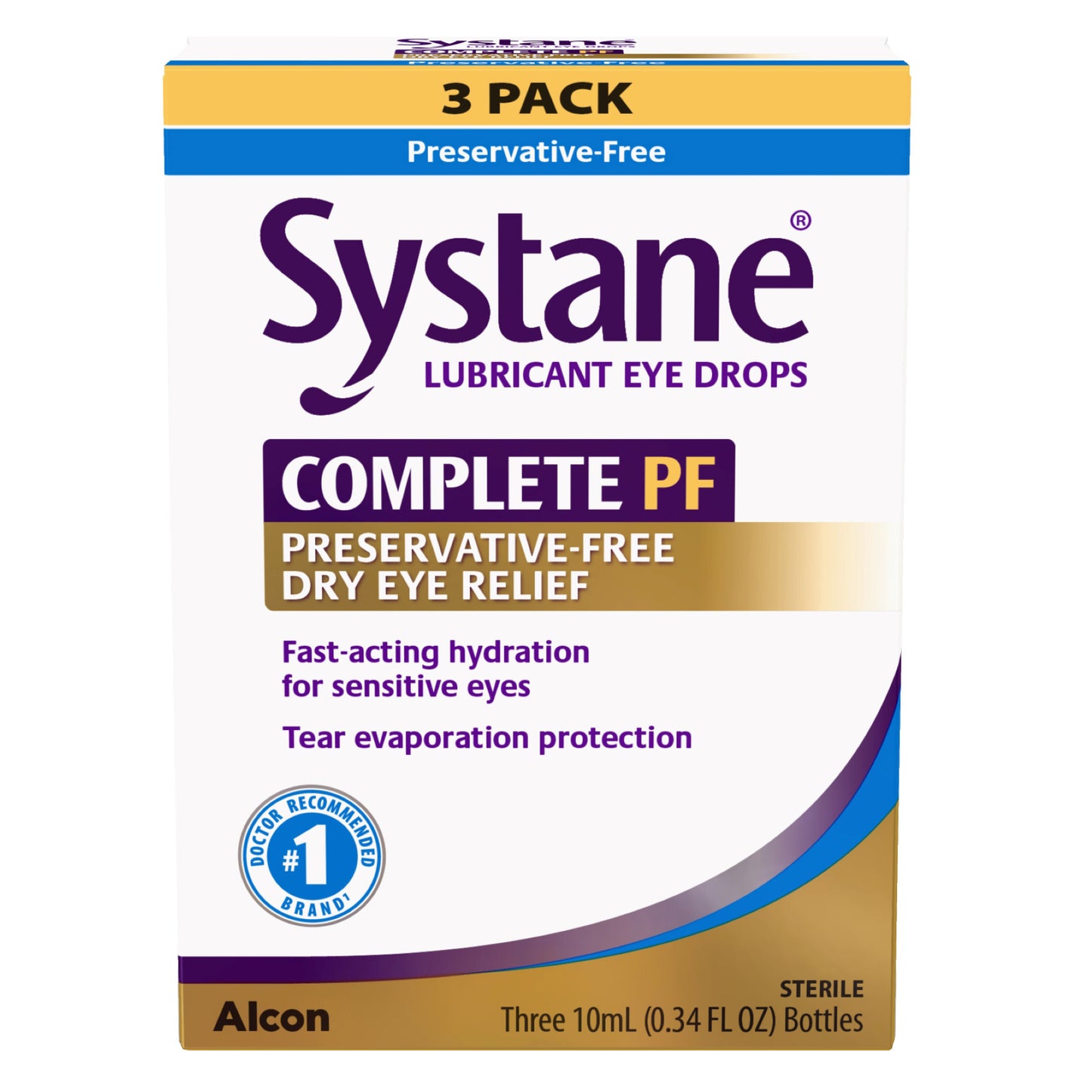 Systane Complete Preservative Free Lubricant Drops, 30Ml