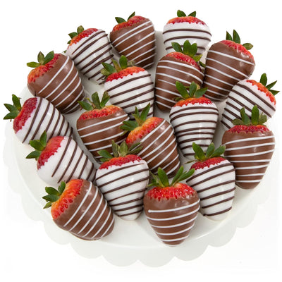 Home Delivery 18 Berry Bites Chocolate Covered Strawberries (Fun Size) 