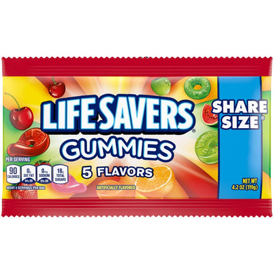Wrigley Lifesavers 5 Flavors Gummies, 4.2 Oz