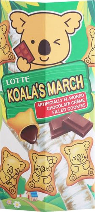 Lotte Koala'S March Cookie with Chocolate Cream, 1.45 Oz