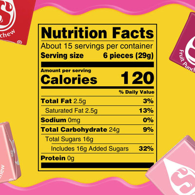STARBURST Favereds Fruit Chews Summer Candy, Sharing Size, 15.6 Oz Resealable Bag