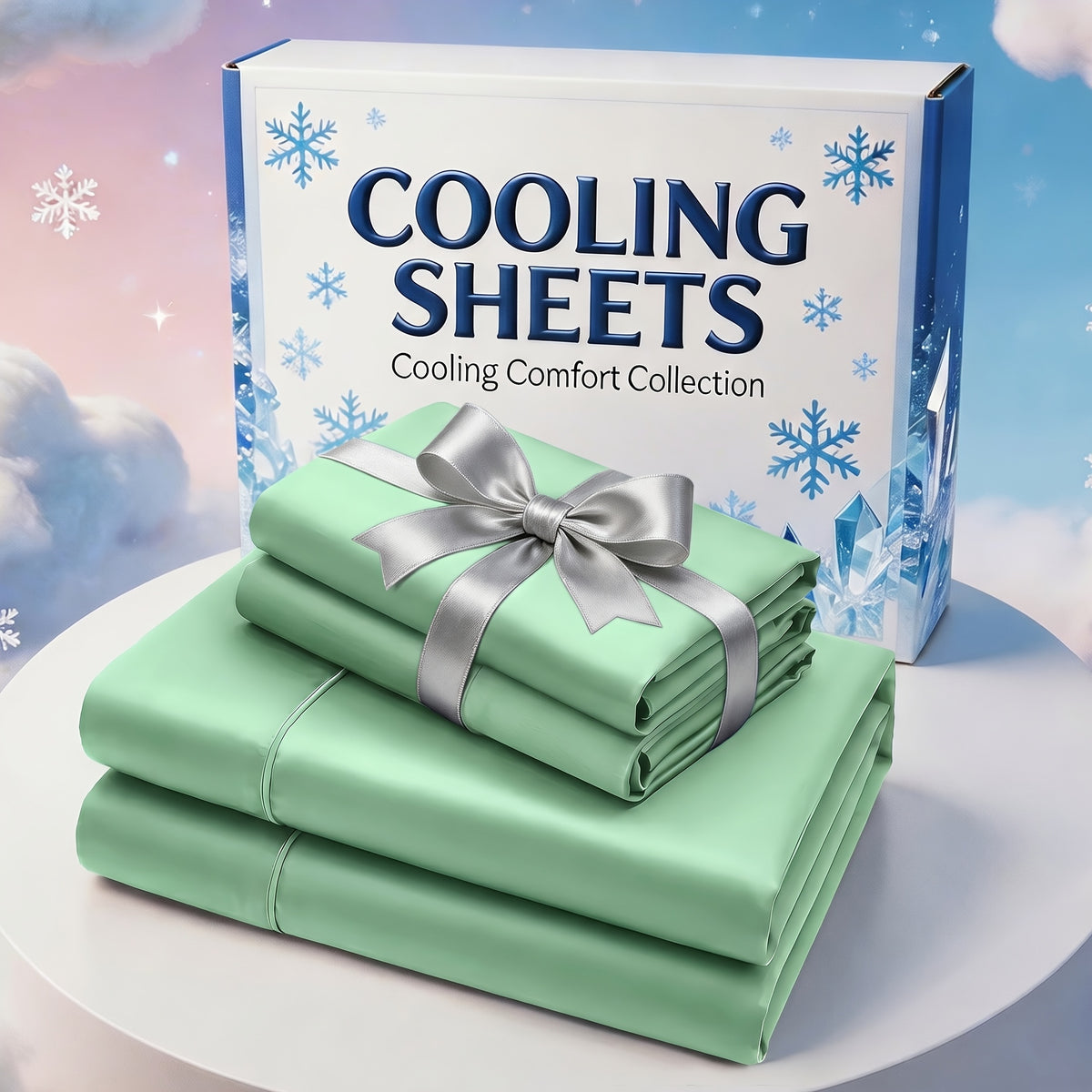 Bamboo Fiber Bed Sheets Set Breathable Extra Deep Pocket