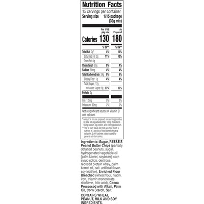 Betty Crocker REESE'S Brownie Mix with REESE’S Peanut Butter Chips, 16 Oz