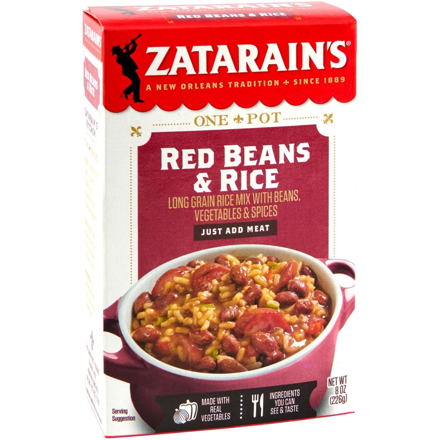 Zatarain'S Red Beans & Rice, 8 Oz Case of 12