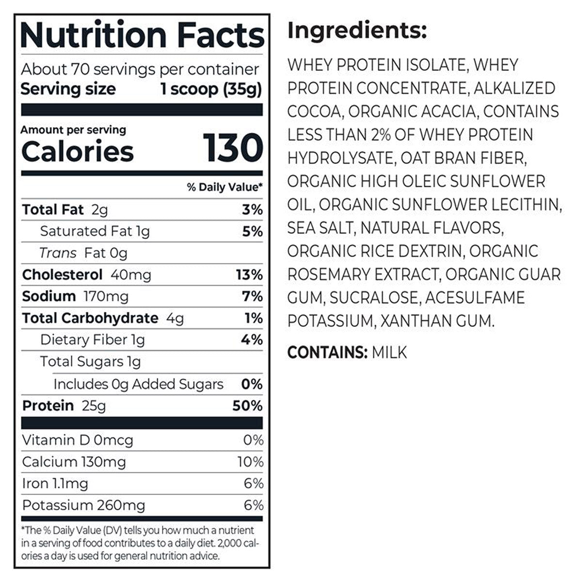 Kirkland Signature Whey Protein, Creamy Chocolate, 5.4Lbs