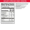 Pringles Potato Crisps Chips, Lunch Snacks, On-The-Go Snacks, Grab N' Go, Sour Cream and Onion, 2.5Oz Can (1 Can)
