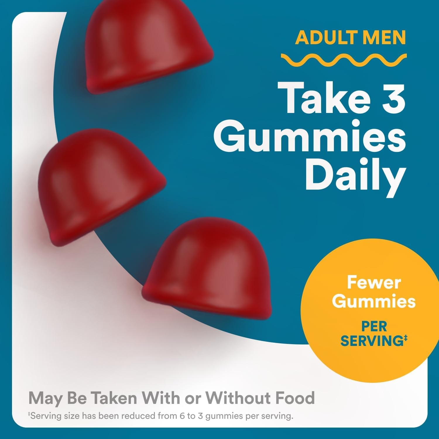 Smartypants Men'S Multivitamin Gummies - Improved Formula: Omega 3 (DHA/EPA), Methylfolate, Vitamin D3, C, Vitamin B12, B6, Vitamin A, K, Zinc & Selenium, Gluten Free, 90 Count (30 Day Supply)