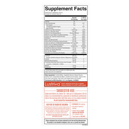 Maryruth'S Liquid Morning Multivitamin + Hair Growth, Peach Mango, 22 Fl. Oz., 2-Pack