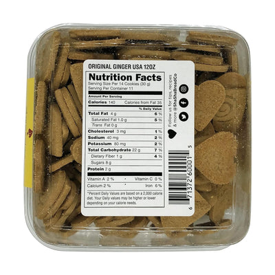 SHASHA Ginger Snap Cookies, 12 OZ