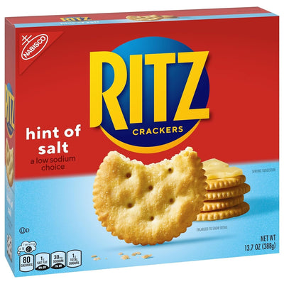 RITZ Hint of Salt Crackers, 13.7 Oz
