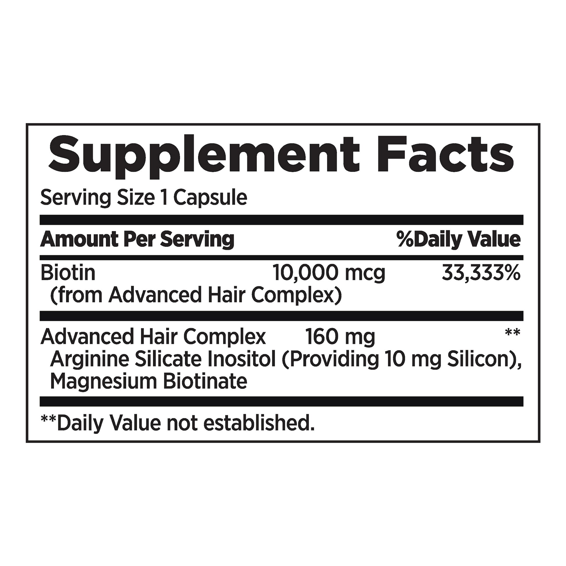 Nature'S Bounty Optimal Solutions Hair Growth, 90 Capsules