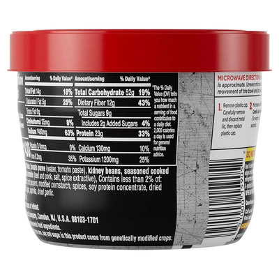 Campbell'S Chunky Chili, Hot & Spicy with Beans, 15.25 Oz Microwavable Bowl