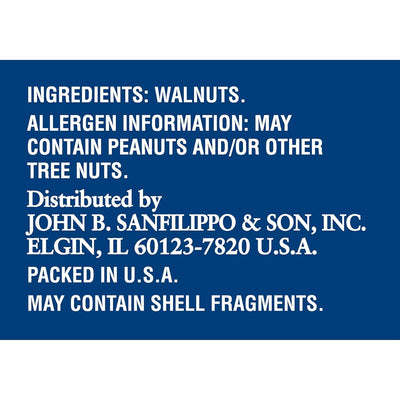 Fisher Chef'S Naturals Chopped Walnuts, 6 Ounces, California Grown Walnuts, Unsalted, Naturally Gluten Free, No Preservatives, Non-Gmo