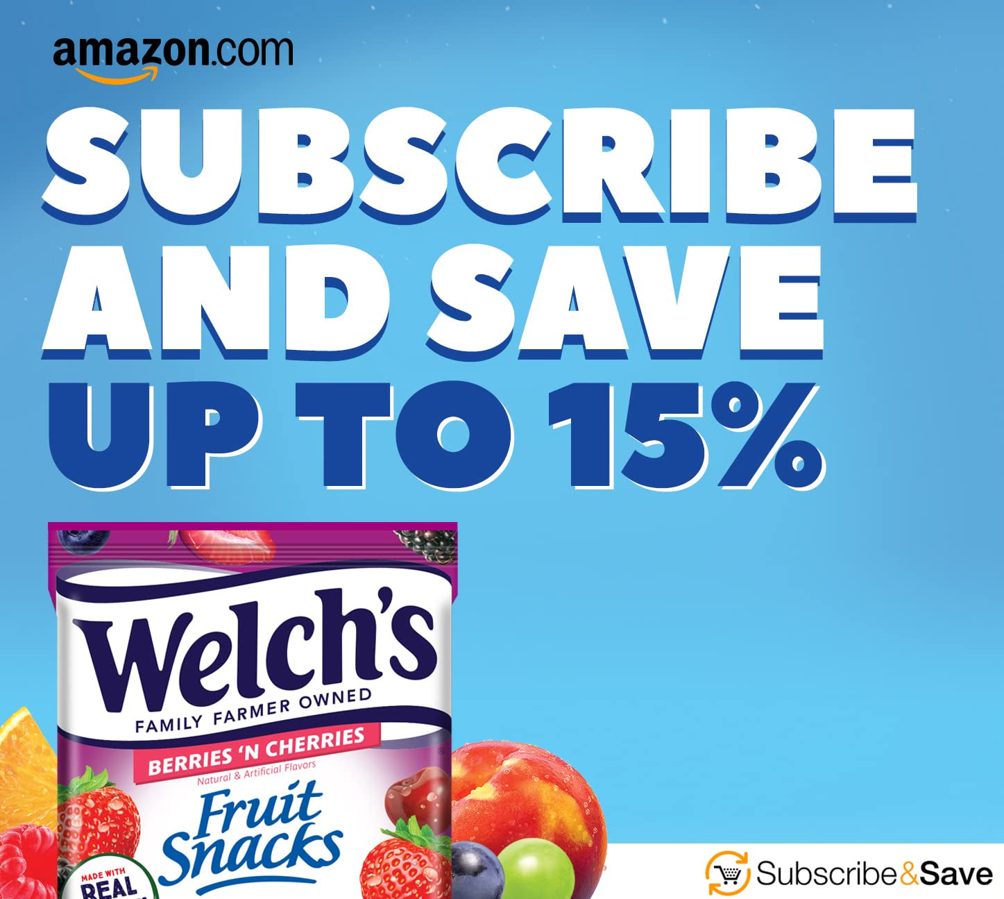 Welch'S Fruit Snacks, Berries 'N Cherries , 0.8Oz Case of 40