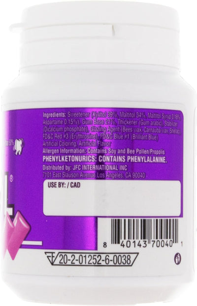 Lotte Xylitol Blueberry Mint Gum 2.04 OZ (Pack of 1)