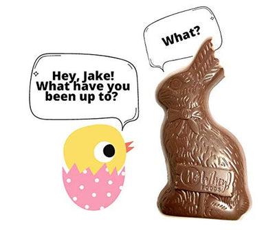 Vegan, Gluten Free "Jake" the Milkless Chocolate Easter Bunny | Allergy Friendly | Dairy Free, Nut Free, Peanut Free, Soy Free, Sesame Free