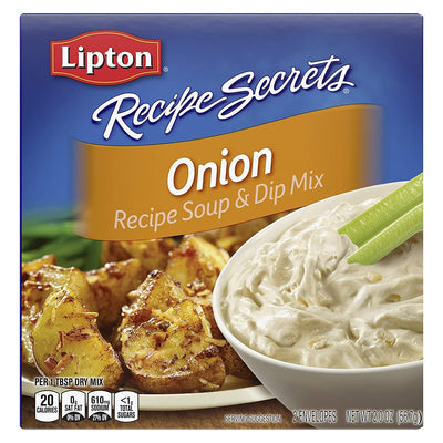 Lipton Soup Recipe Secrets Soup and Dip Mix for a Delicious Meal Onion Great with Your Favorite Recipes, 2 Oz