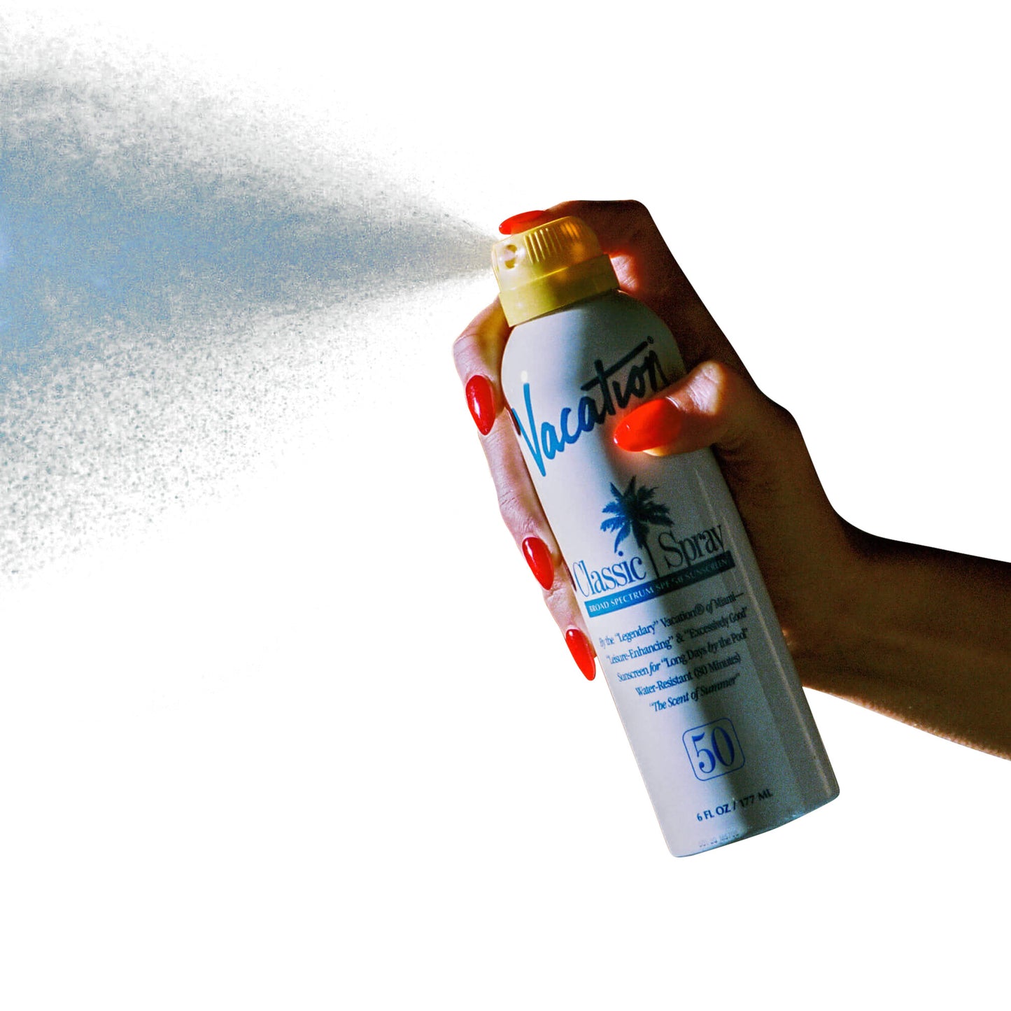 Vacation Classic Spray SPF 50, 6 Oz, 2-Pack and Air Freshener Bundle