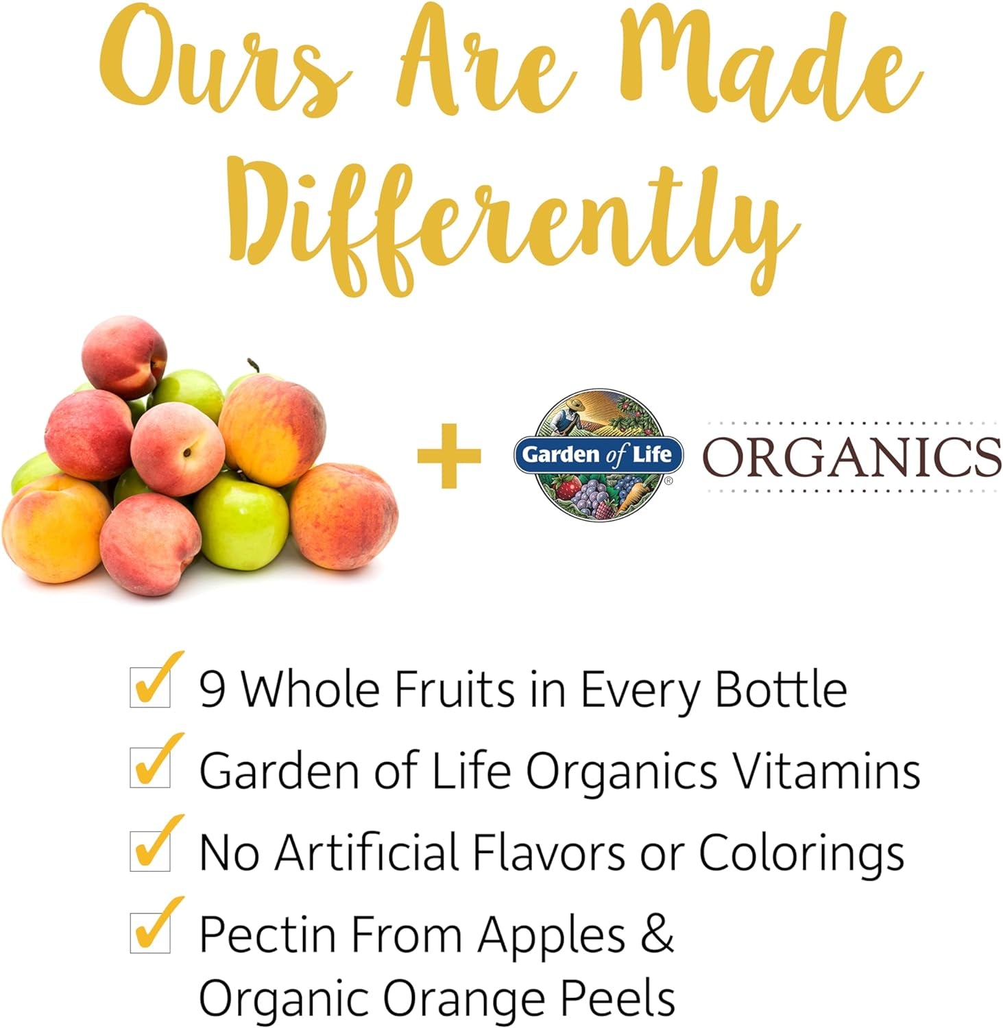 Garden of Life Organics Prenatal Gummies Multivitamin with Vitamin D3, B6, B12, C & Folate for Healthy Fetal Development – Organic, Non-Gmo, Gluten-Free, Vegan, Berry Flavor, 30 Day Supply