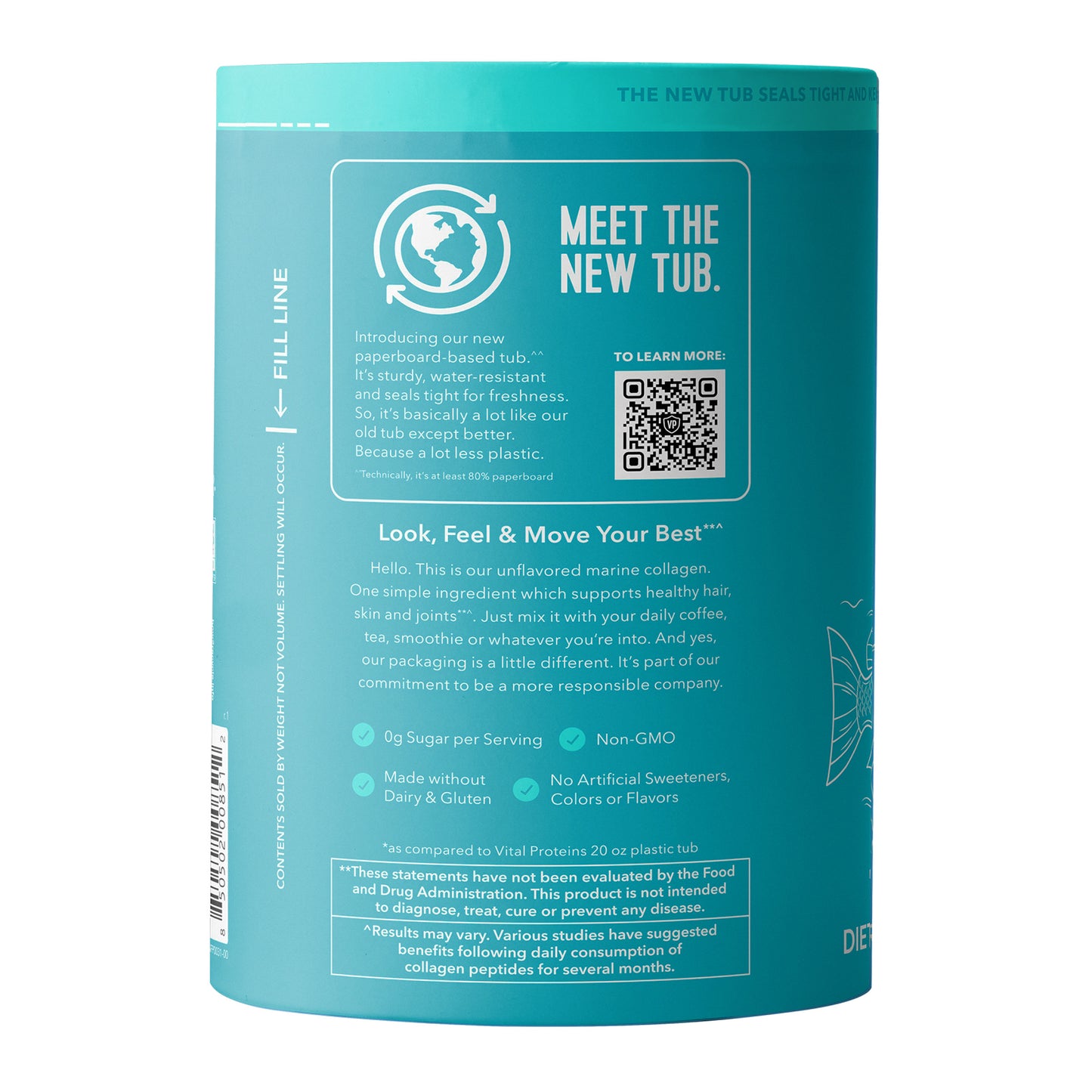 Vital Proteins Marine Collagen, Unflavored, 14.5 Oz
