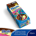 Nucita Trisabor Confites Box | Candy for Children | Chocolate, Vanilla & Strawberry Flavors | 12 Pieces per Box | 8.5 Ounce (Pack of 2)