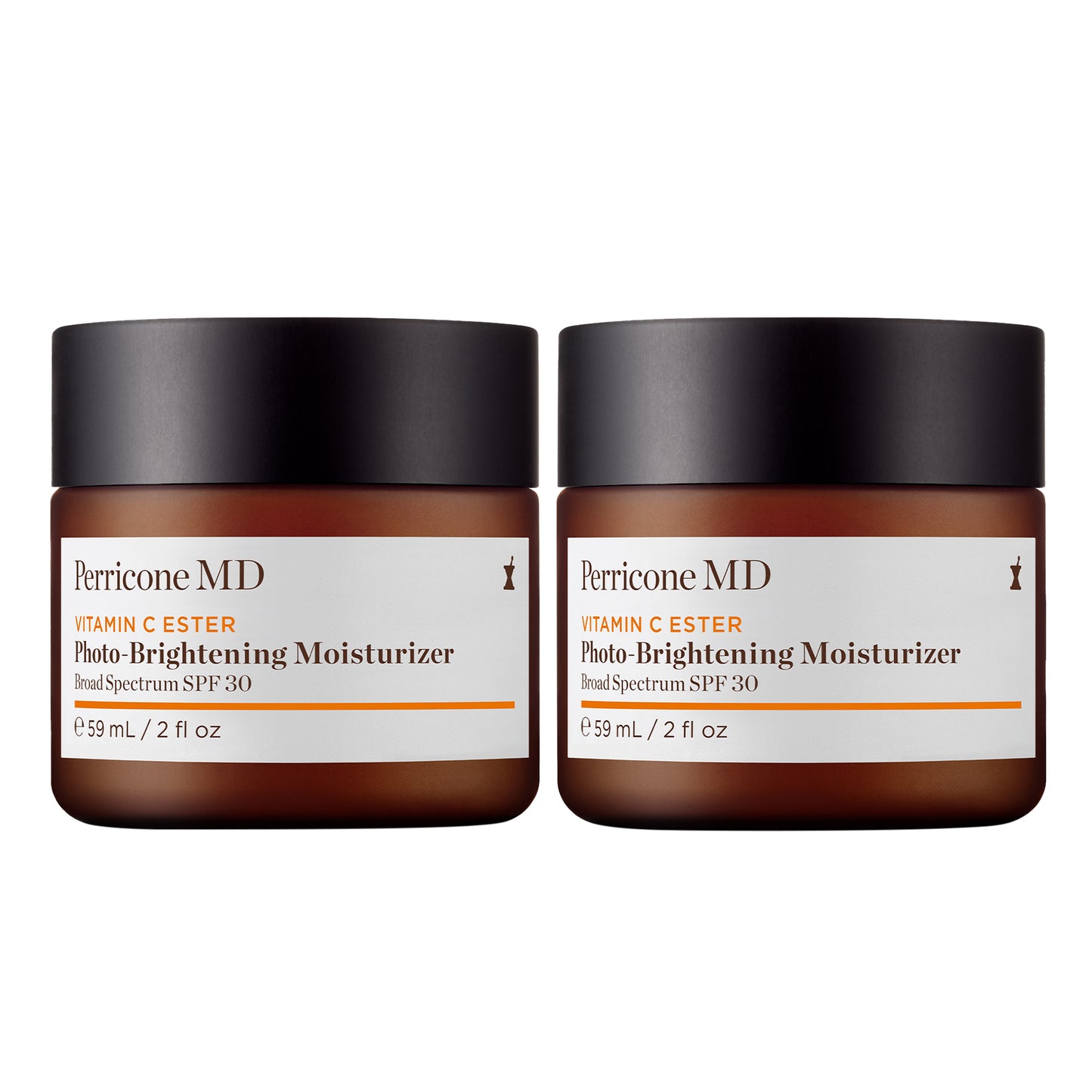 Perricone MD Vitamin C Ester Photo-Brightening Moisturizer Broad Spectrum SPF 30, 2 Fl Oz, 2-Pack