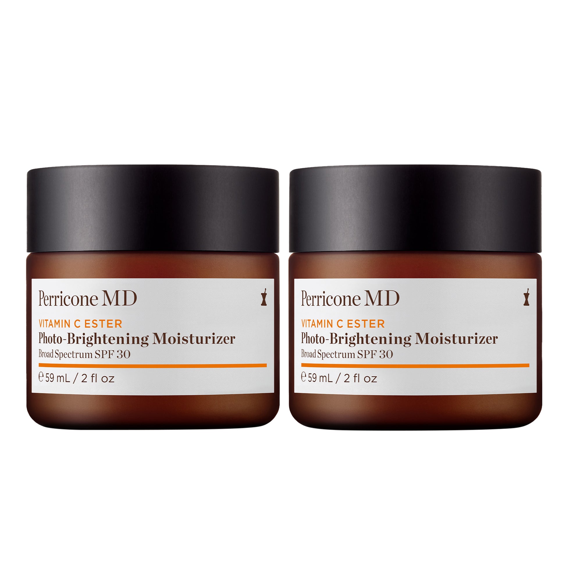 Perricone MD Vitamin C Ester Photo-Brightening Moisturizer Broad Spectrum SPF 30, 2 Fl Oz, 2-Pack