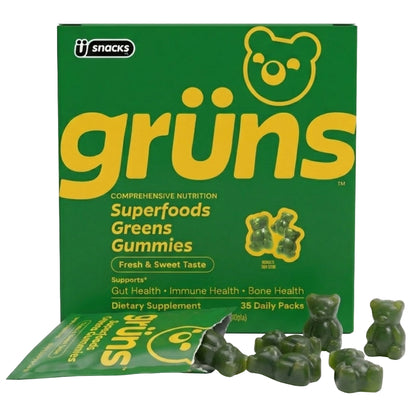 Grüns Adult Greens Gummies, 35 Daily Packs