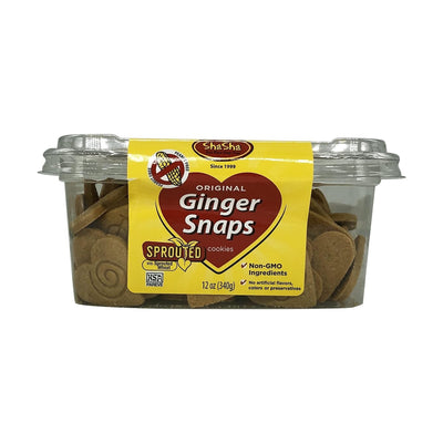 SHASHA Ginger Snap Cookies, 12 OZ