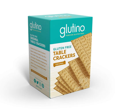 Glutino Gluten Free Table Crackers, Premium Squares, Original, 7 Oz