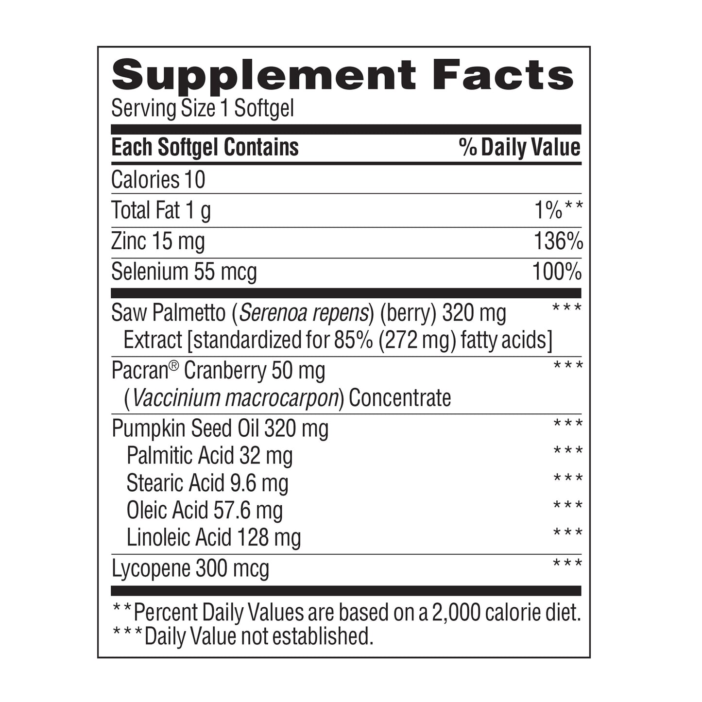 Trunature Prostate plus Health Complex, 250 Softgels