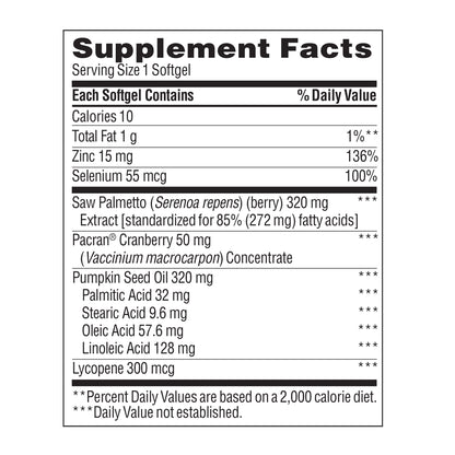 Trunature Prostate plus Health Complex, 250 Softgels