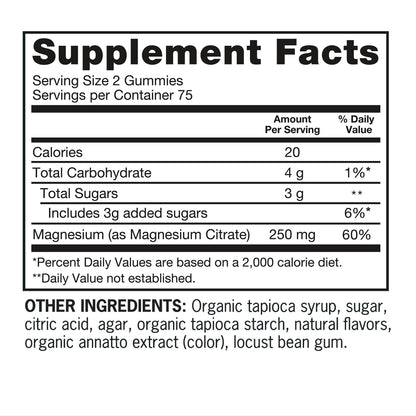 Qunol Magnesium Extra Strength 250 Mg, 150 Gummies