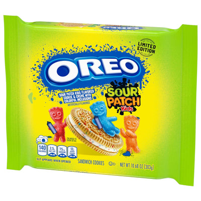 OREO SOUR PATCH KIDS Sandwich Cookies, Limited Edition, 10.68 Oz