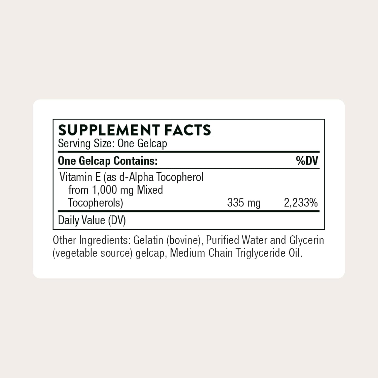 THORNE - Ultimate-E - Contains All of the Natural Forms of Vitamin E - 60 Gelcaps