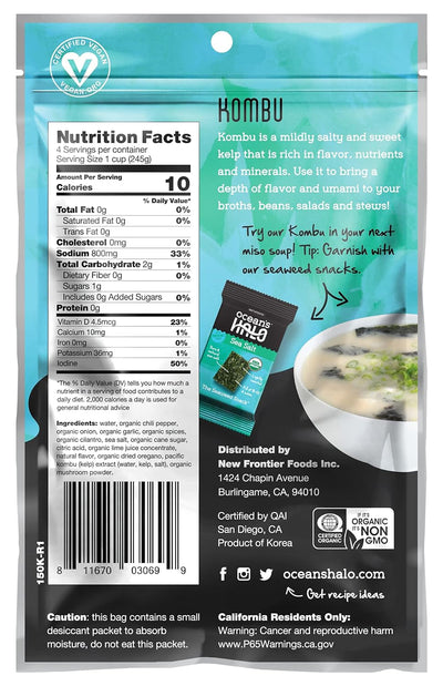 Ocean'S Halo Organic Kombu, 1.76 Oz